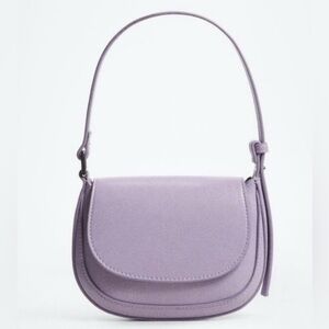 Mango Purple Niger Shoulder Bag NWT Europe